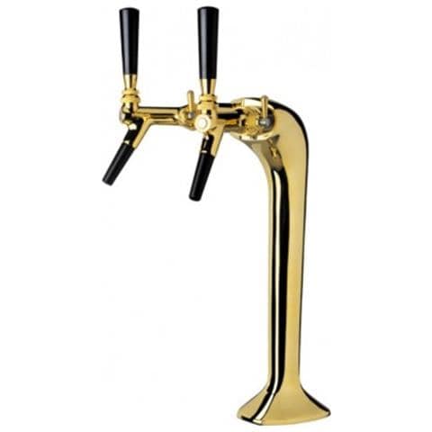 Colonna Birra Distributore Di Birra - Color Oro 2 Fili Elegante Qualità Top (prezzo Del Pacchetto) - Foto 1