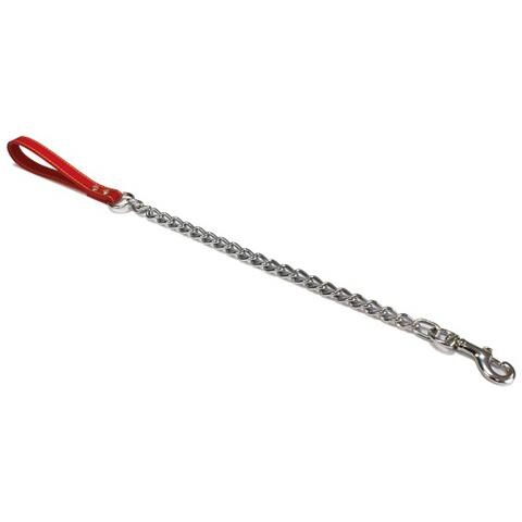 Ramo In Metallo E Pelle 60cm / 4mmred - Foto 1