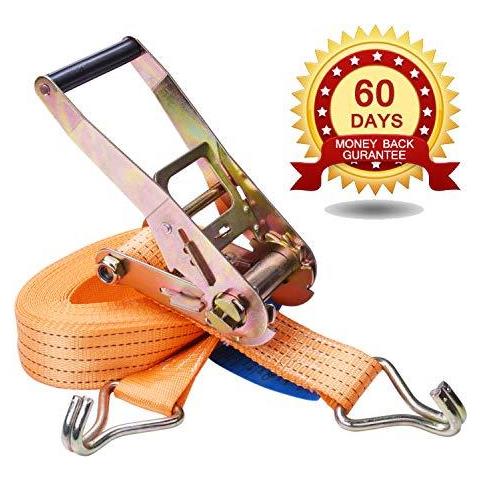 Lega Gi Ratchet Cinghie Con J-hook 32ft 1.7 2000kg Di Ancoraggio Capacit 4000kg Rottura Dello Sforzo Cinghia Di Ancoraggio Per Prato Attrezzature Muoversi Elettrodomestici Moto - Foto 1