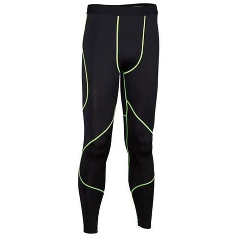Calzamaglia A Compressione - Uomo - Nero E Verde - Foto 1