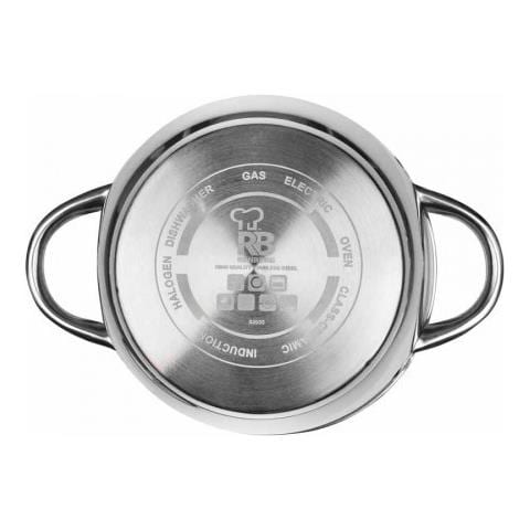 Batteria Da Cucina 10 Pezzi 4 Pentole Acciaio Inox Fondo Spesso Anche Induzione - Foto 2