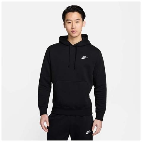 Felpa Con Cappuccio Da Uomo Club Fleece Colore Nero Taglia Xxl Bv2654-010 - Foto 1