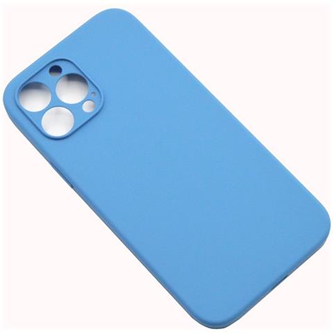 Custodia Tpu Silicone Lite Cover Soft-case Per Apple Iphone 13 Pro Max Blue - Foto 1