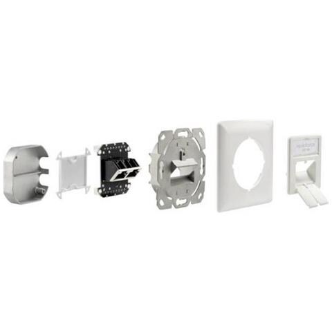Renkforce Rf-4391320 Presa Energia 2 X Rj-45 Bianco - Foto 3