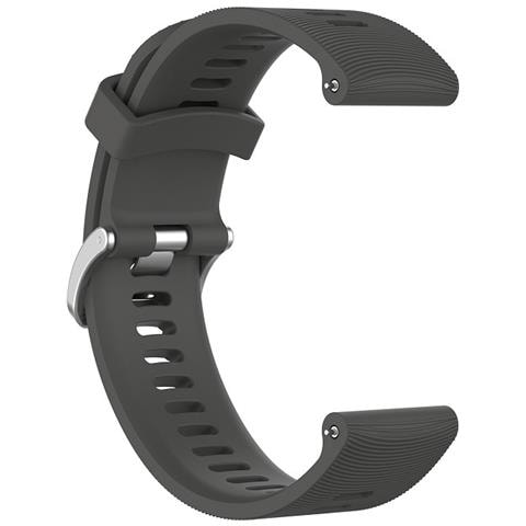Cinturino Per Orologio Garmin Forerunner 245 Silicone Grey 20 Mm - Foto 1