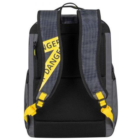 Erebus Borsa Per Notebook 39,6 Cm (15.6"") Zaino Mimetico, Grigio, Giallo - Foto 3