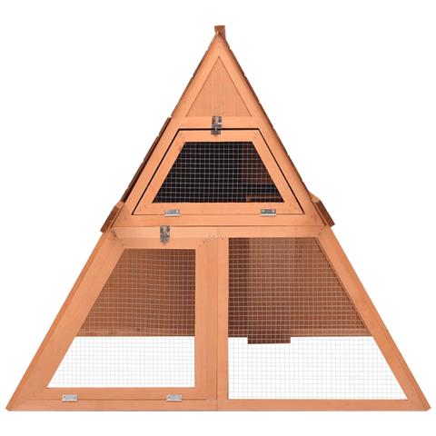 Conigliera 152x127x109,5 Cm In Legno Massello Di Abete - Foto 8