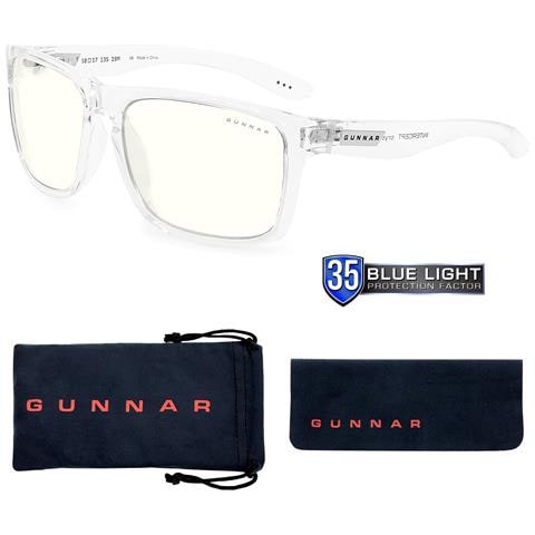 Occhiali Videogiochi E Computer | Modello: Intercept, Colore Del Cornice: Onice, Tinta De Lenti: Clear (blocca 35% Luce Blu E 100% Uv Luce) | Luce Blu Bloccanti | Lente Brevettata | - Foto 6