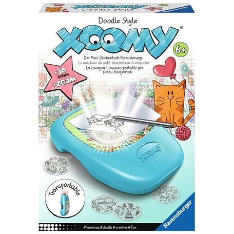 Crea Disegni Xoomy Ravensburger Doodle Style Azzurro 1 Pezzi - Foto 4