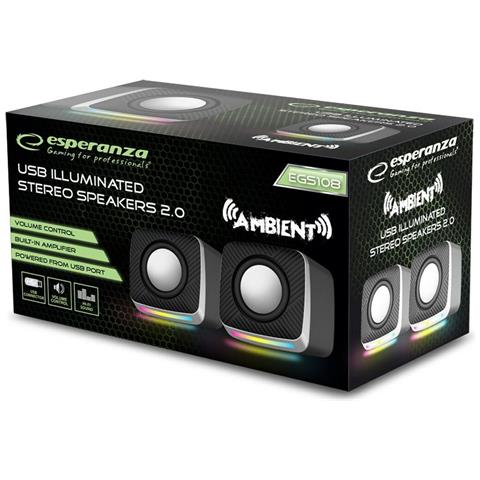 Altoparlanti Pc Esperanza Egs108 Nero 6 W - Foto 2
