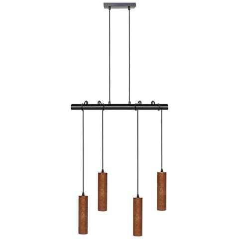 Lampadario Tutaki Legno Di Quercia Nero - Foto 2