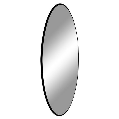 Specchio Con Cornice Jersey - Argento - Metallo - 60x60x0,5 Cm - Foto 2