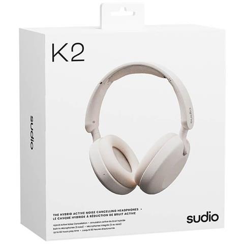 Headphone Cuffie K2 Wireless ANC Over-Ear White - Foto 4