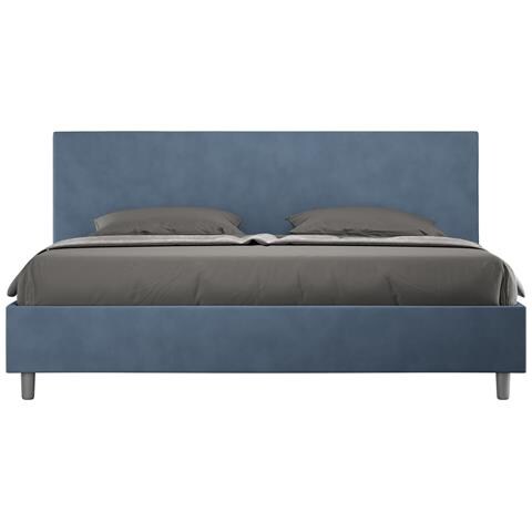 Letto Adele 190x190 Rete E Contenitore Blu - Foto 1