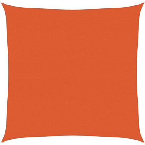 Vela Parasole 160 G /m Quadrata Arancione 4x4 M In Hdpe - Foto 1