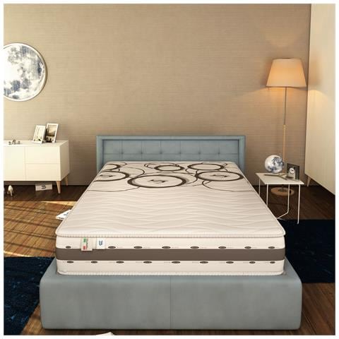 Materasso Memory Alto 25 Cm | Certificato Sanitized | Fascia Traspirante 3D | Notti d'Argento Plus Matrimoniale Francese 140x200 cm - Foto 5
