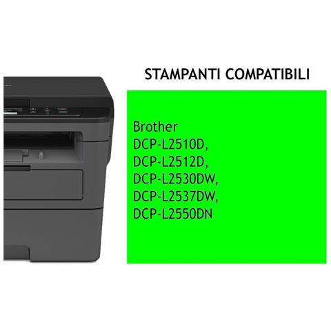 TONER COMPATIBILE -  Per Brother Dcp-l2530dw Dcp-l2510d Hl-l2350dw Hl-l2370 Hl-l2375dw Mfc-l2710dn L27330dw Mfc-l2710dw Hl 2310 Dcp L2550 - Foto 5