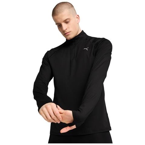 M Run Velocity Cloudspun 14 Zip 52662701, Uomini, Nero, Xxl - Foto 1