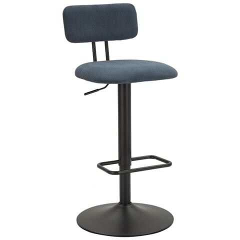 Set Di 2 Sgabelli Alti Mf447 - Nero - Metallo - 41x47,5x85 Cm - Foto 1