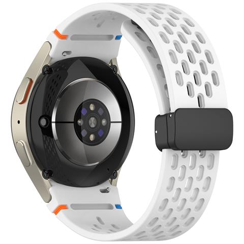Cinturino Per Orologio Elegante E Pratico Per Samsung Galaxy Watch 7/6/5/4 White - Foto 2