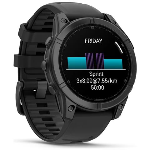 Fenix E 3,3 cm (1.3") AMOLED 47 mm Digitale 454 x 454 Pixel Touch screen Nero Wi-Fi GPS (satellitare) - Foto 10