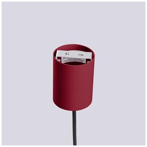 Sollux Lighting Lampada A Sospensione Halo 1 Bordeaux Sl.1749 - Moderno Lampada A Sospensione Borgogna 120x12x12 Cm - Foto 8