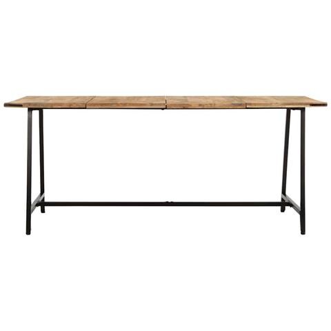 Tavolo da Pranzo 180x90x75 cm in Legno Massello di Mango - Foto 2