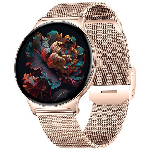 Smartwatch Multifunzionale Con Monitoraggio Della Salute E Bluetooth Gold - Foto 2