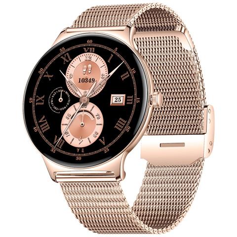 Smartwatch Multifunzionale Con Monitoraggio Della Salute E Bluetooth Gold - Foto 1