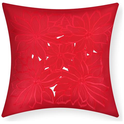 Set Di 2 Copricuscini In Tessuto Ricamato Floreale 40x40 Cm - Foto 1