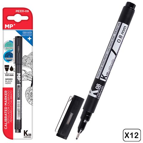 Pack 12 Uds. Pennarello Calibrato 0.8 Mm - Foto 1