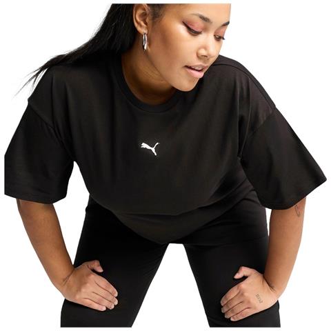 Ess Relaxed Tee 68497101, Donne, Nero, S - Foto 1