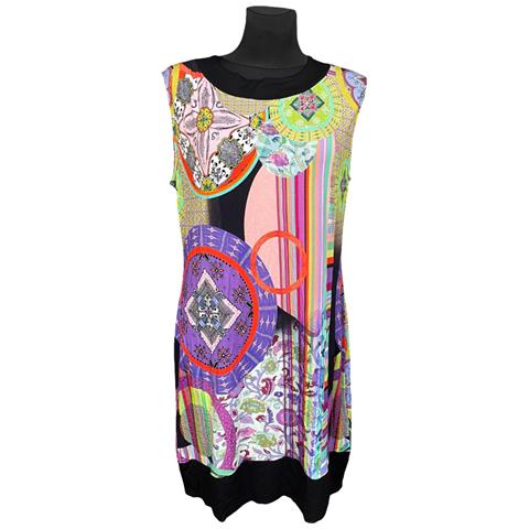 Abito Al Ginocchio Elegante Senza Maniche Comodo Colorato Taglia 46 - Foto 1