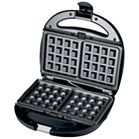 Sandwich Maker 3 In 1 Staccabile 850w Con Termostato, Nero - Foto 4