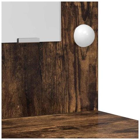 Tavolo da Trucco con cassetto 3 pcs Marrone 40 x 41 x 135 cm - Foto 9