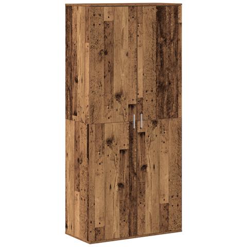 Highboard Legno Vecchio 80x39x178 cm Legno massello - Foto 1