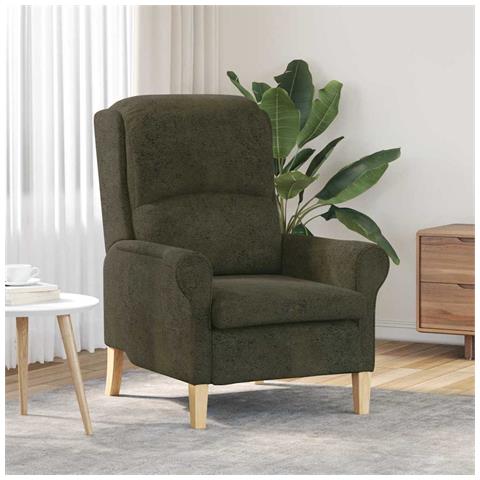 poltrona Verde militare 76 x 94 x 102 cm Pelle sintetica - Foto 2