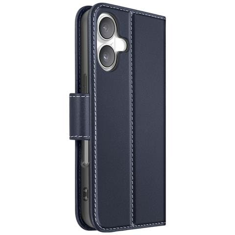 Custodia A Portafoglio Per Iphone 16 In Pelle Premium Con Funzione Stand - Foto 1