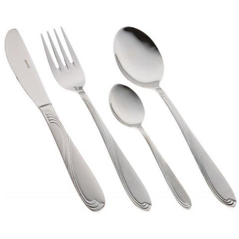 Set di posate in acciaio inossidabile satinato KH-3554 da 72 pezzi - Foto 1