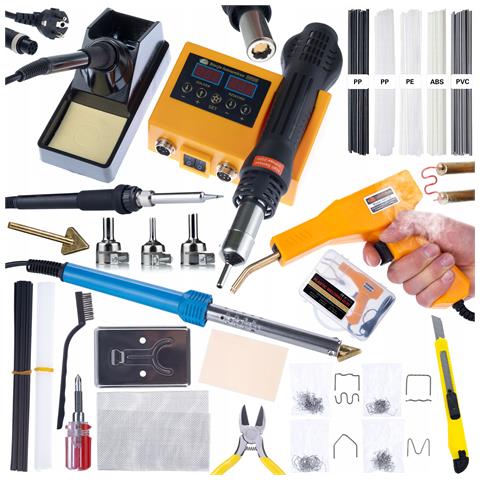 Stazione Saldante 2 In 1 Oh660 - 660w, Display Led, Regolazione Temperatura | Saldatura E Riparazione Plastica - Foto 1