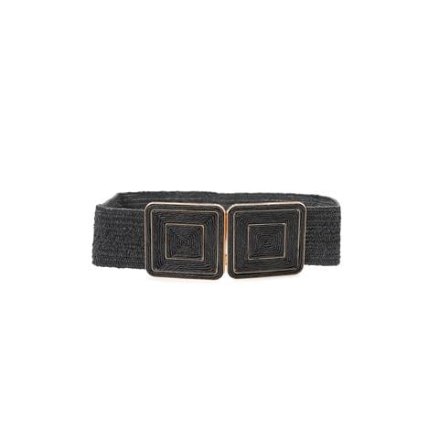 Cintura con Gancio e Fibbia Chic Nero - Foto 5