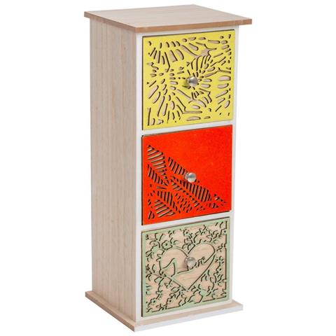 Piccola Scatola Organizer Multicolore 14,5x13x35,5 Cm - Foto 1