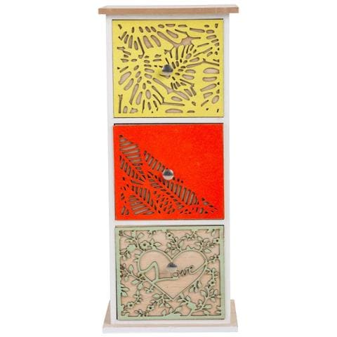 Piccola Scatola Organizer Multicolore 14,5x13x35,5 Cm - Foto 2