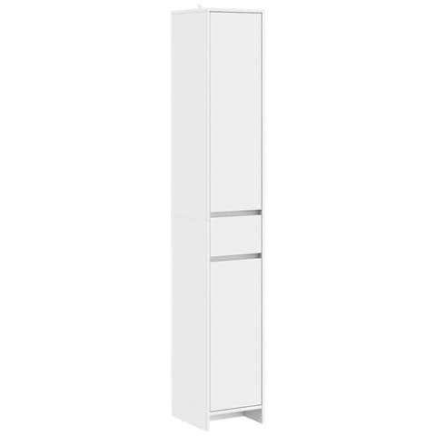 Mobile da Bagno Bianco 30 x 33 x 190 cm Legno ingegnerizzato - Foto 1