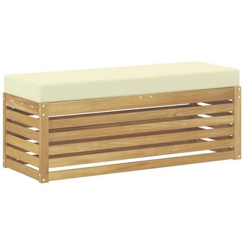 Set di divani da esterno Bianco e Crema 115 x 43 x 45 cm - Foto 1