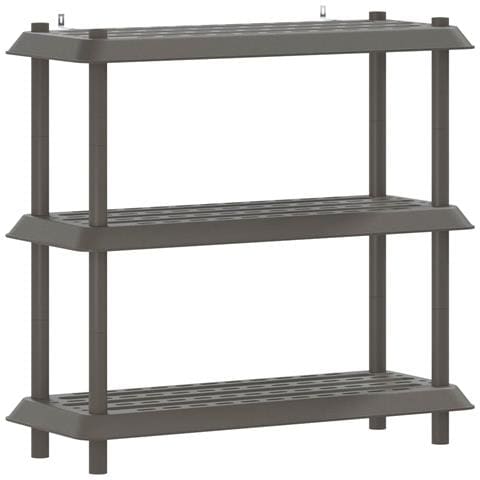 Unità di scaffalatura 3 livelli 100 x 40 x 96 cm PP - Foto 1
