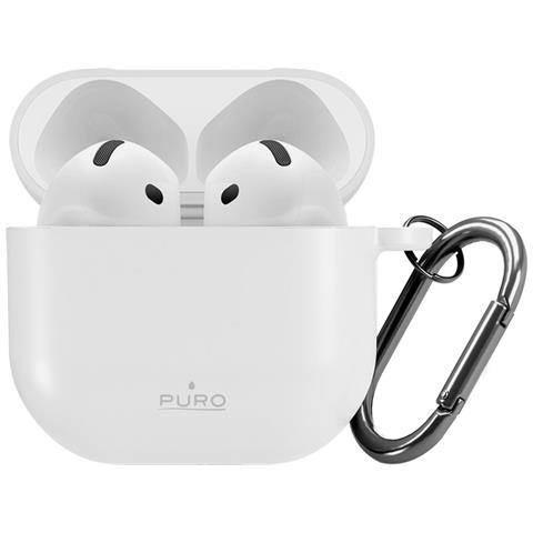 Custodia Airpods 4 In Silicone Bianco Puro - Foto 1