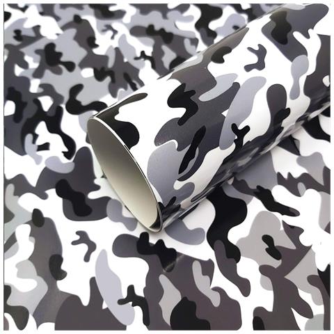 Foglio Pellicola Adesiva per Wrapping Mimetico Girgio, 120 x 152 cm - Foto 1