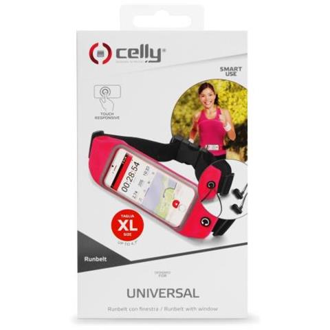 Runbelt View Custodia a Cintura Elastica per Smartphone 4.7" Taglia XL Colore Rosa - Foto 2