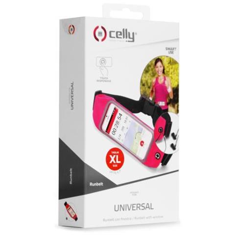 Runbelt View Custodia a Cintura Elastica per Smartphone 4.7" Taglia XL Colore Rosa - Foto 3
